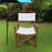 Versatile Folding Chair Wooden Director Chair Canvas Folding Chair Folding Chair 2pcs/set populus +