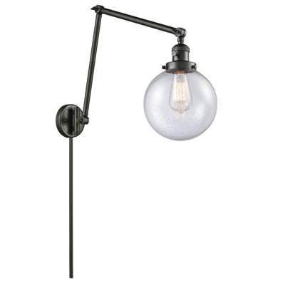 Chippewa Steel Plug-in Swing Arm Sconce