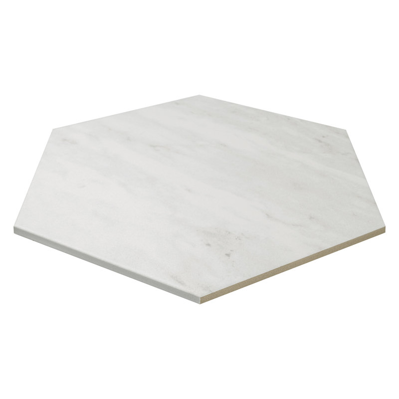 Carreau de porcelaine mate pour plancher et mur 11 po x 13 po Modulo Alba