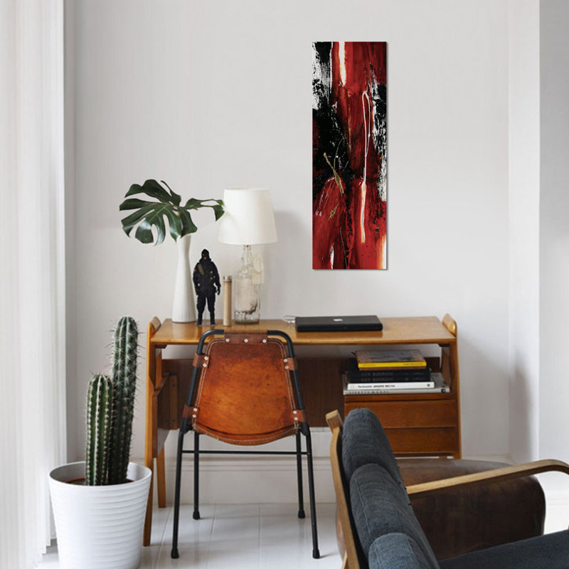 «Tango II», reproduction d'impression sur toile tendue, H 36 po x l 12 po x P 1,5 po, Toile tendue