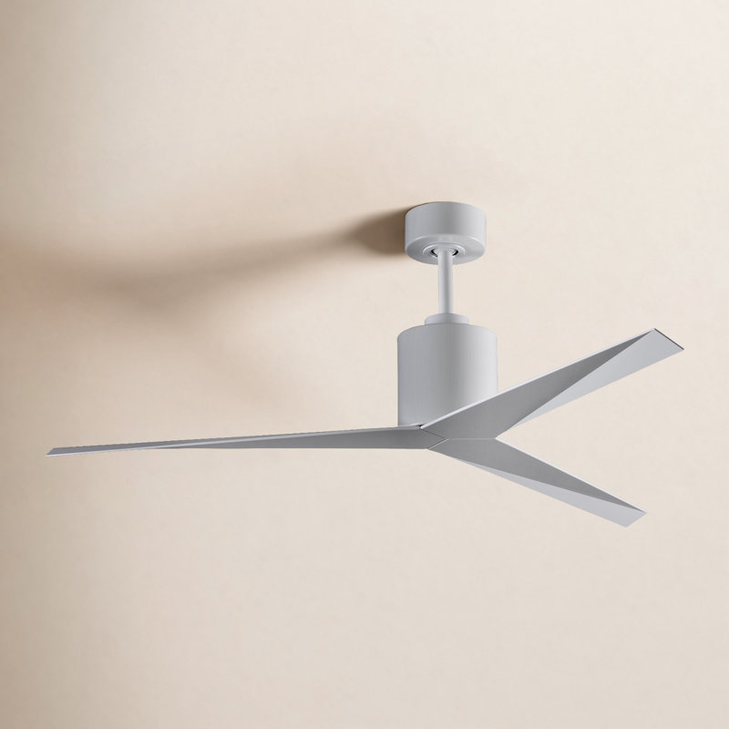 56'' Ceiling Fan, Gloss White, Gloss White