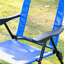 Ensemble de 2 fauteuils de patio pliants à structure métallique avec repose-tête amovible-722109248
