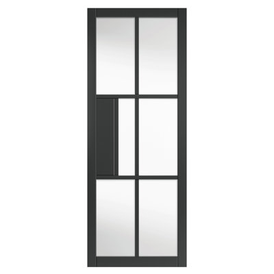 Black Civic Glass Door Prefinished
