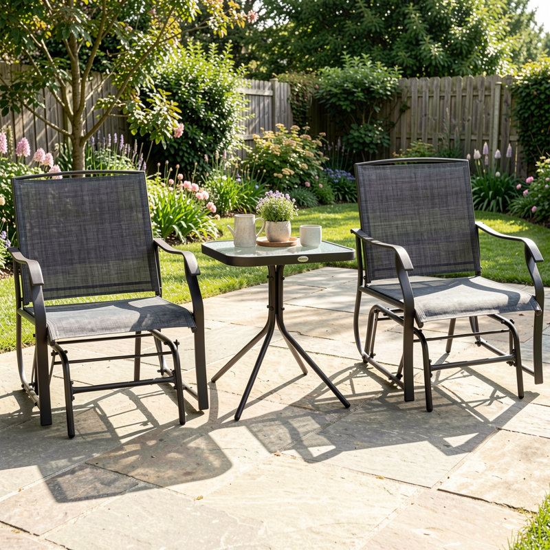 2 - Person Patio Dining Set Square Table