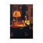 Man Playing Cards By Lamplight by Norman Rockwell - Wrapped Canvas Gallery-Wrapped Canvas Giclée-98773004