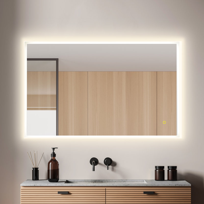 Miroir de salle de bain Aurora, 30 po x 48 po