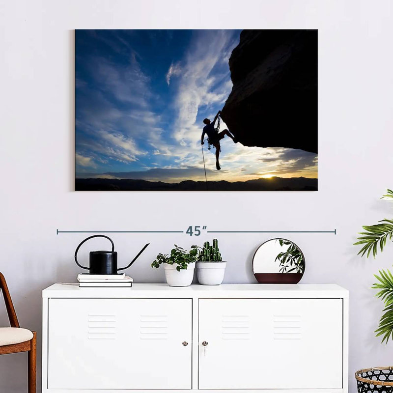 Sireci Keep Climbing, 26" H x 39" W