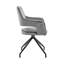 Fauteuil en velours Guo-1014162461