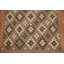 Tapis géométrique en laine brun Kilim 5 x 7