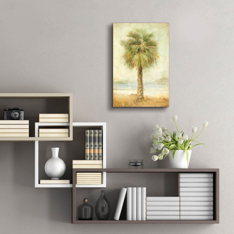  «Mirage Palm 1» par Danhui Nai, art mural en verre acrylique, 16 po x 24 po
