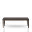 Table de salle à manger extensible Deep Coffee - Taille ajustable pour s'adapter à votre espace et à vos besoins