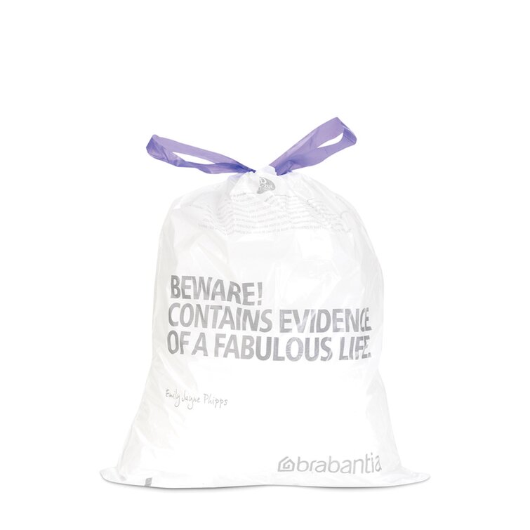Brabantia Perfect fit Code D 5.3 Gallon Trash Bags, 240 Count & Reviews