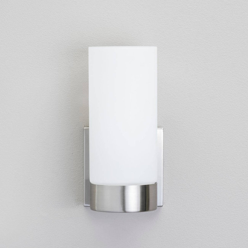 Washta Iron Flush Mounted Sconce, Brushed Nickel