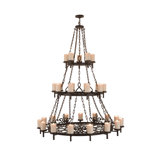 Rustic Lodge 30 - Light Chandelier