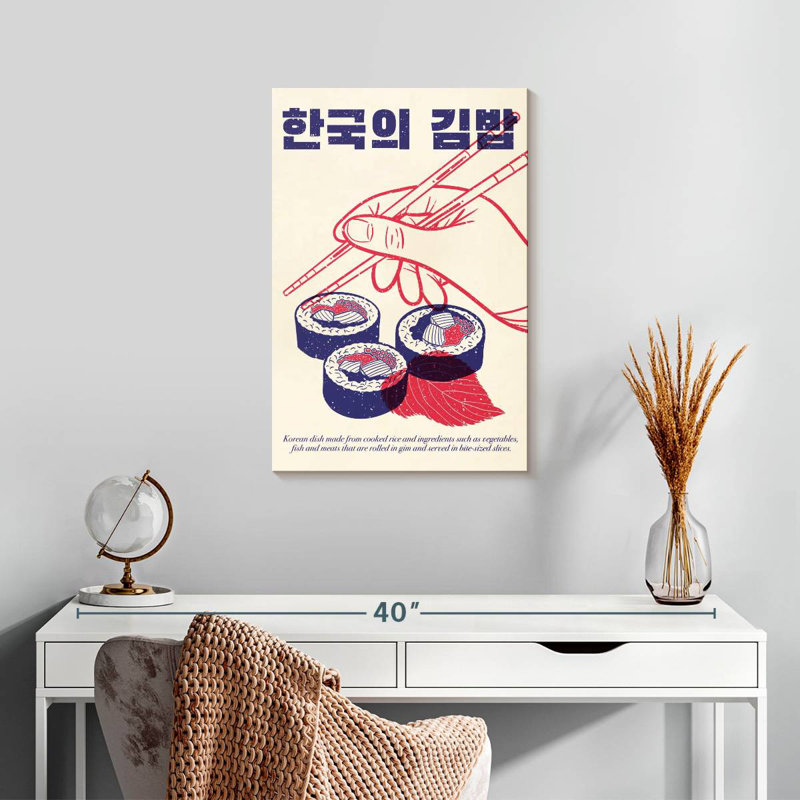 Yarlin Korean Kimbap, 24" H x 16" W