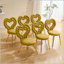 Fauteuil d'appoint capitonné en velours jaune-129041775-129041772