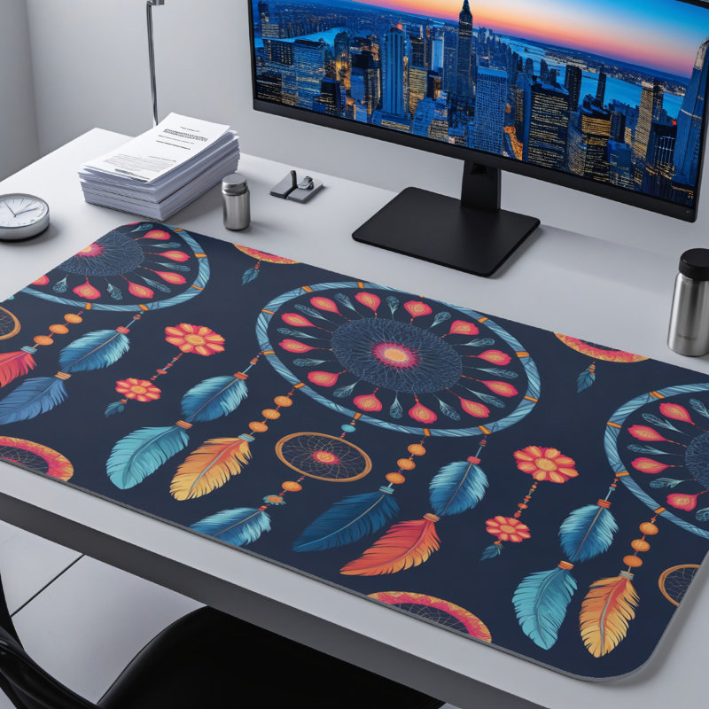 Polyester Desk Pad, 14.4x12.1