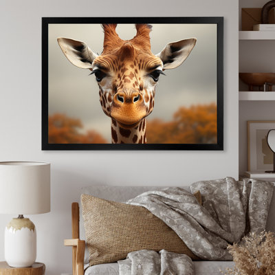 «Kristyle Giraffe Gentle Portrait», reproduction