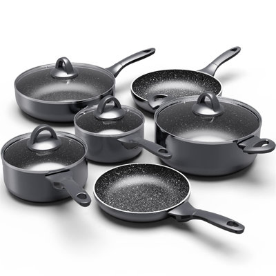 10 - Piece Stainless Steel Cookware Set