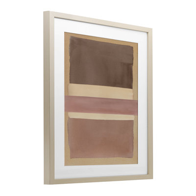 «Fun with Neutral Hues», reproduction encadrée sous verre, conception de Nina Jacobs