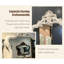 Meuble-lavabo en chêne de style européen avec plateau en marbre et sculptures-130918123