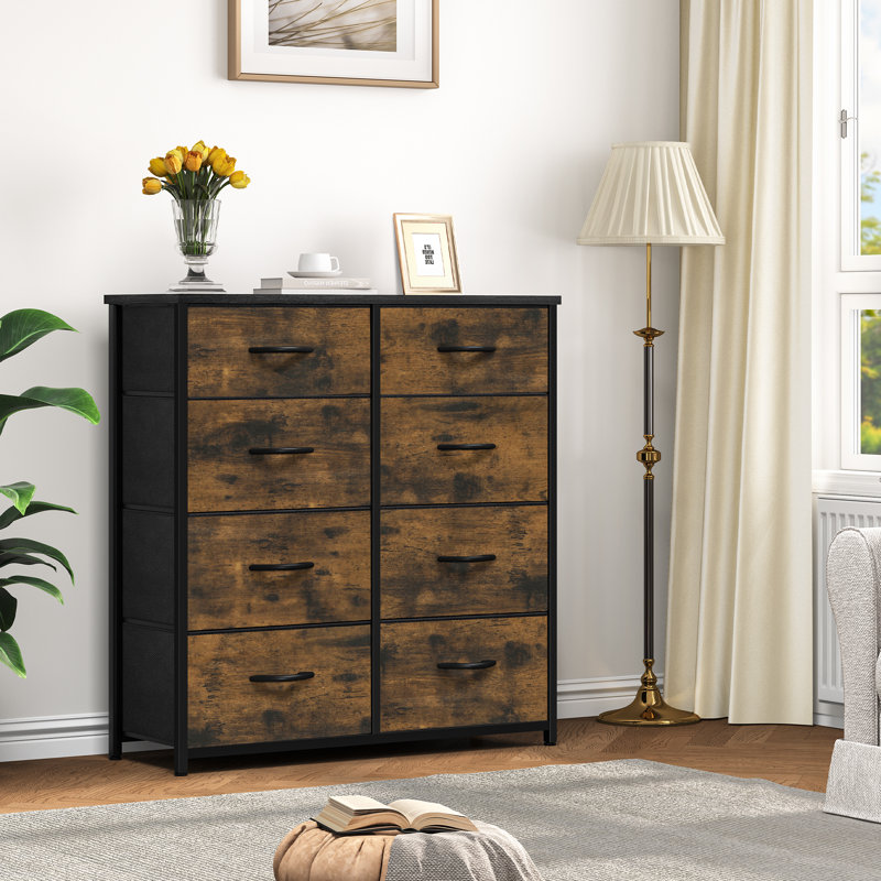 Ameela 86.1cm W 8 - Drawer Chest of Drawers