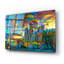 Art mural en verre 24 po x 16 po, "Church-1741672131