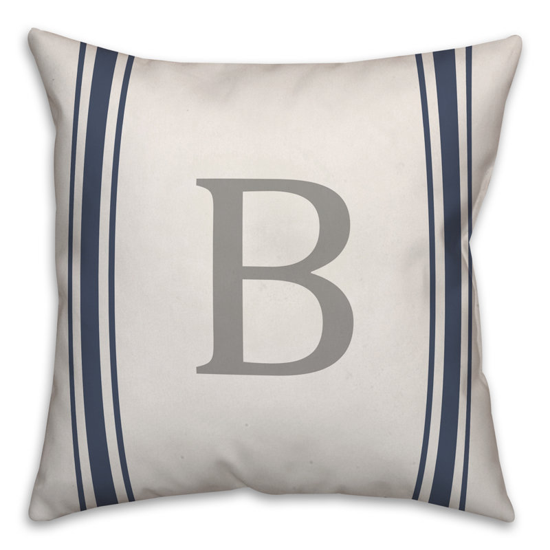 Reversible Throw Pillow, B