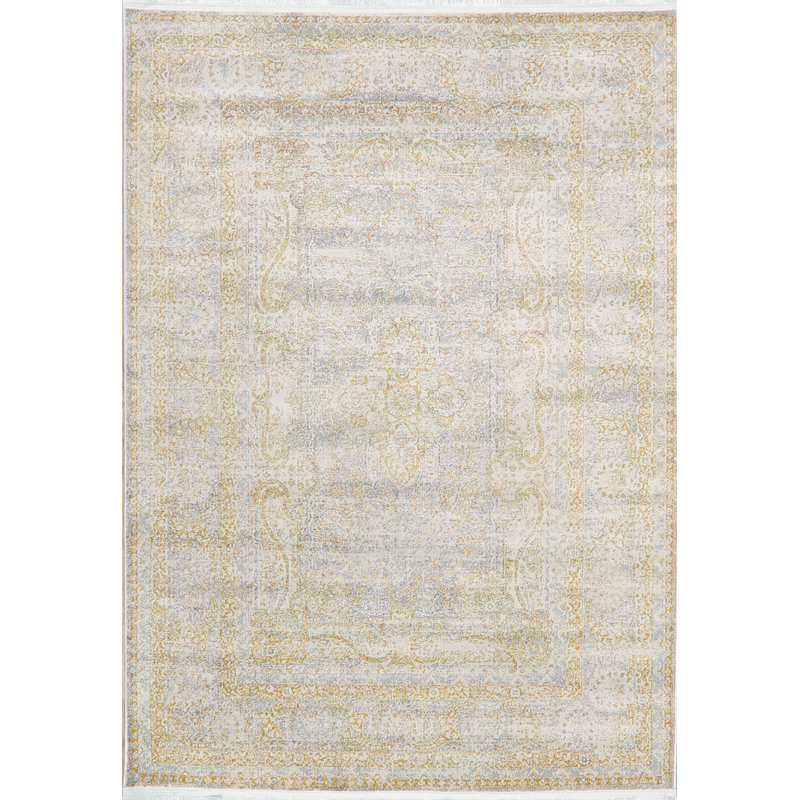 Aucuba Floral Indoor Rug, Rectangle 3'11" x 5'7"