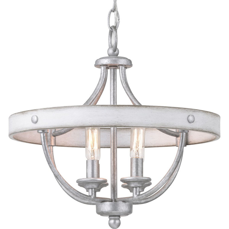 Eidanas Semi Flush Mount, Galvanize