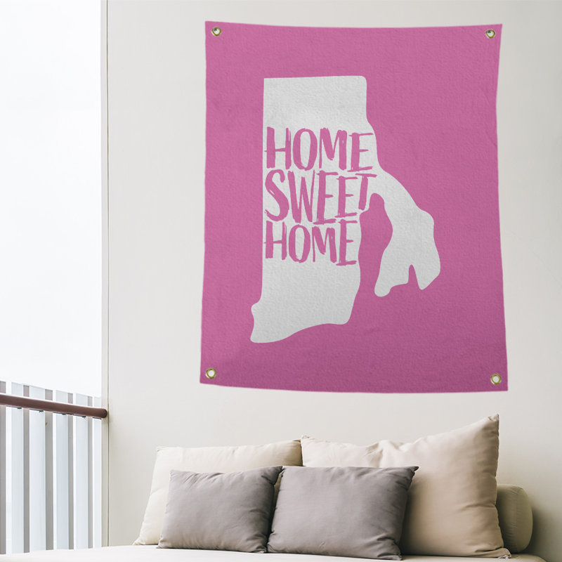 Tapisserie murale island rhode pour îlot home, H 36 po x l 26 po, Rose