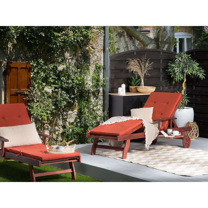 Bench Back Cushion, Red