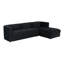 Canapé modulaire en velours noir Tov Furniture Callie - RAF-59670550-63715934