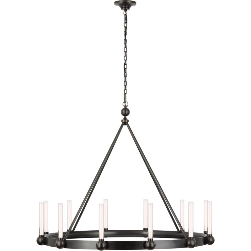 Thomas O'Brien Jeffery XL Ring Chandelier, Bronze