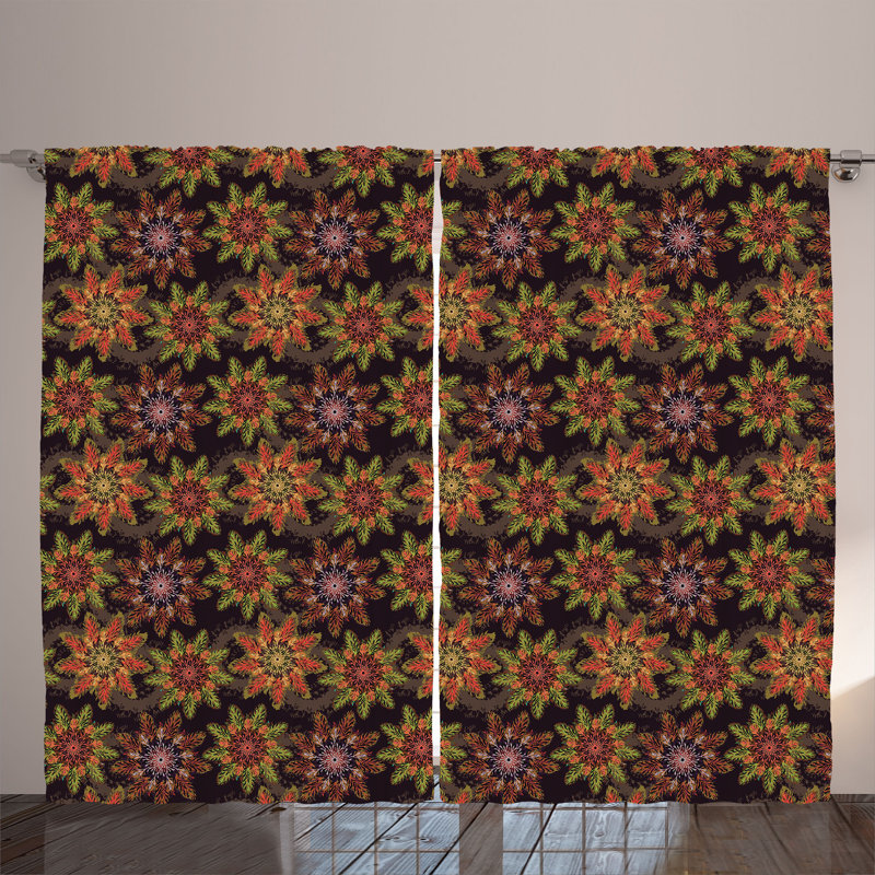 Semi Sheer Curtain Pair