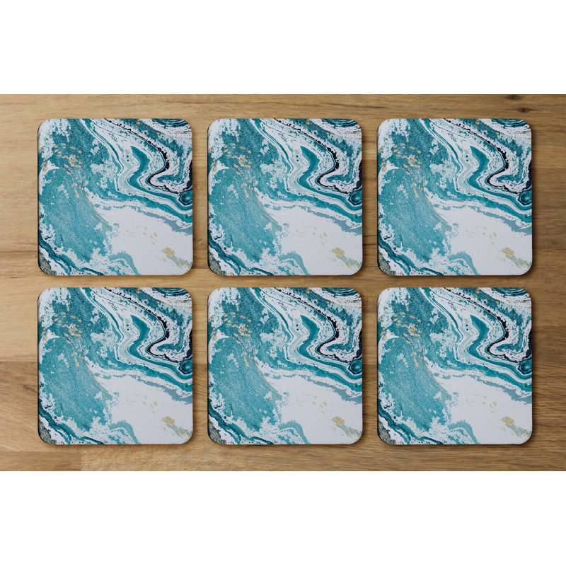 Square 6 Piece Coaster Set