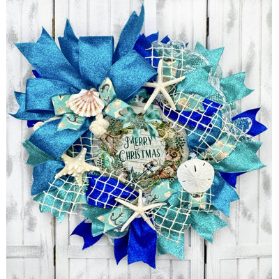 Couronne de Noël en maille 18 po Deco