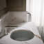 Verticyl Ceramic Vitreous China Circular Undermount Bathroom Sink with Overflow-394437522