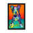 Black Floater Framed