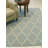 Durrant Light Green Hand Tufted Wool Ivory Traditional Trellis Area Rug