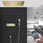 Siena Musical Thermostatic LED Phone Controlled Rainfall Waterfall Shower System with Round Hand Shower