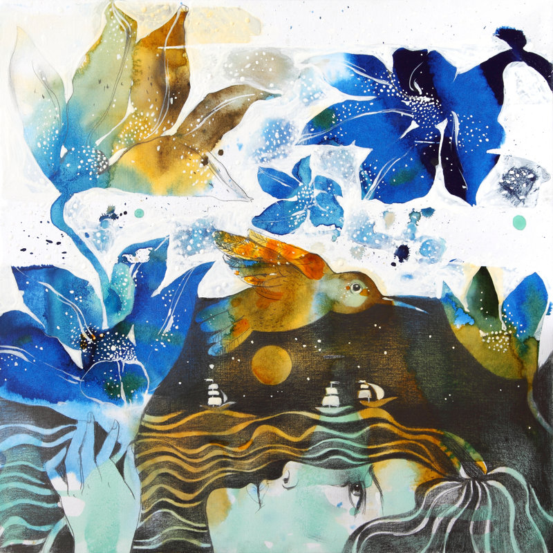 The River by Grinevich - Wrapped Canvas Print, 91cm H x 91cm W