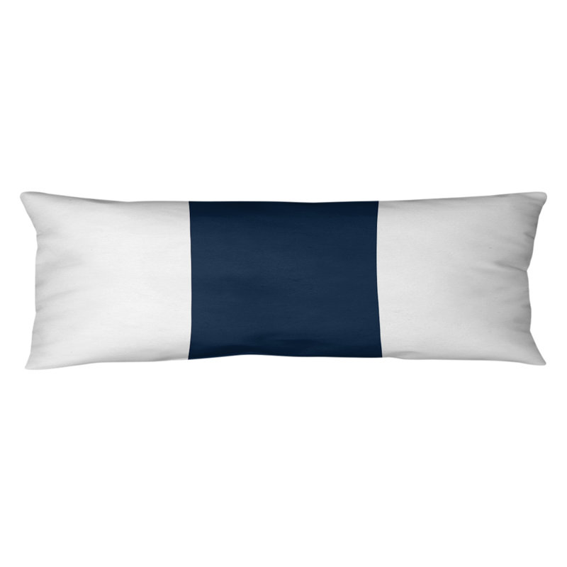 Oreiller de corps en polyester / polyester Arizona Football Stripes, Blanc, South Bend 