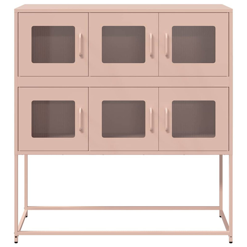 Sideboard 100.5X39x107 Cm Cold-Rolled Steel, Pink