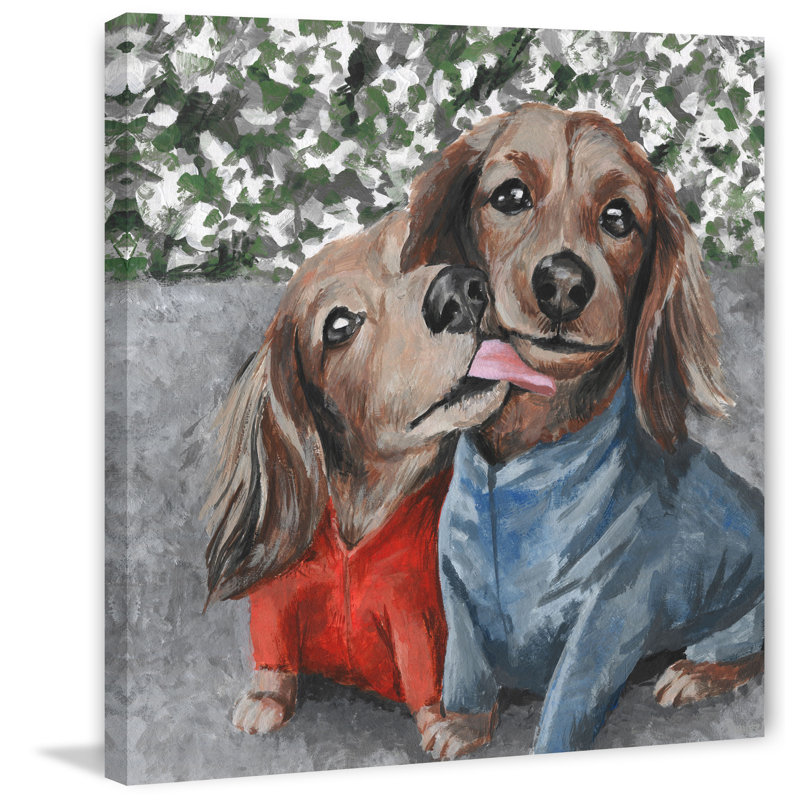 Parvez Taj - Wrapped Canvas Painting, 20cm H x 20cm W