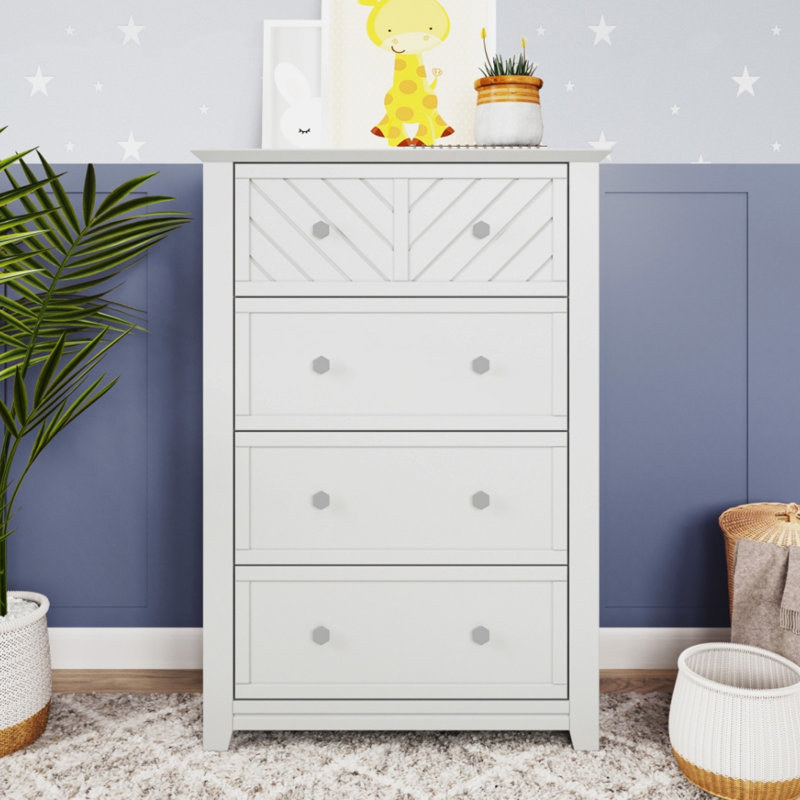 Atwood Kids 4 - Drawer Chest, Matte White