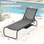 Chaise longue d'extérieur en métal 67 po (ensemble de 2)-1345407646