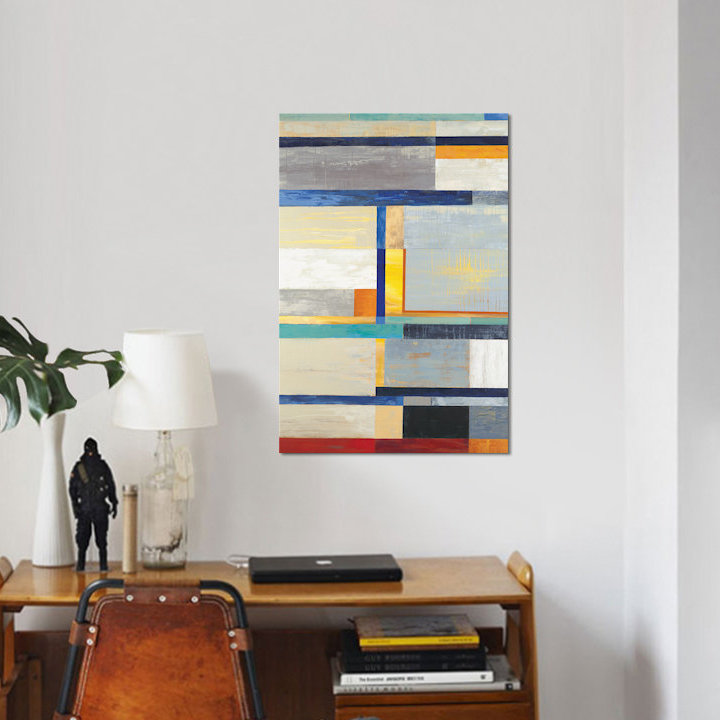 «Retro Spectrum», reproduction sur toile, H 40 po x l 26 po x P 1,5 po, Toile tendue