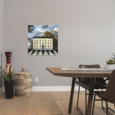 «The Dollhouse», art mural abstrait contemporain
