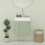 Meuble-lavabo flottant 21,6 po avec lavabo en céramique-2129079454